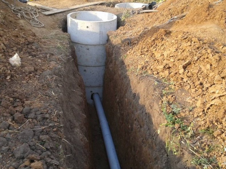 Монтаж канализационных труб в частном доме