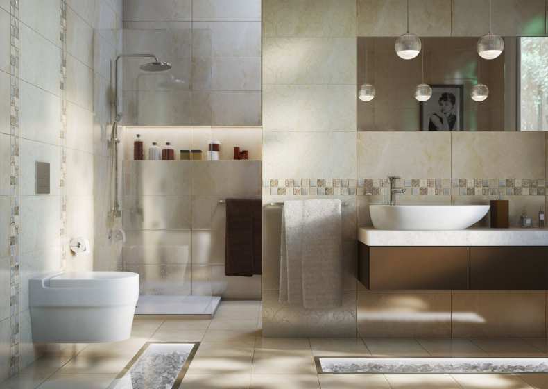 Рельефная плитка для ванной: какой бывает и как за ней ухаживать?
