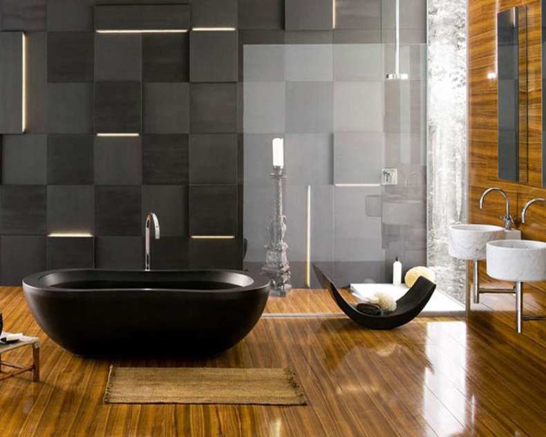 Рельефная плитка для ванной: какой бывает и как за ней ухаживать?